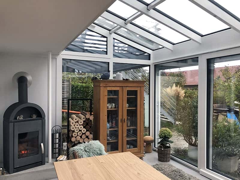 Warmer Wintergarten ideen